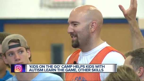 Ianni hosts basketball camp for kids with autism