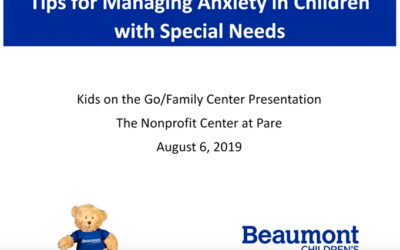 Tips For Managing Anxiety for Children with Special Needs